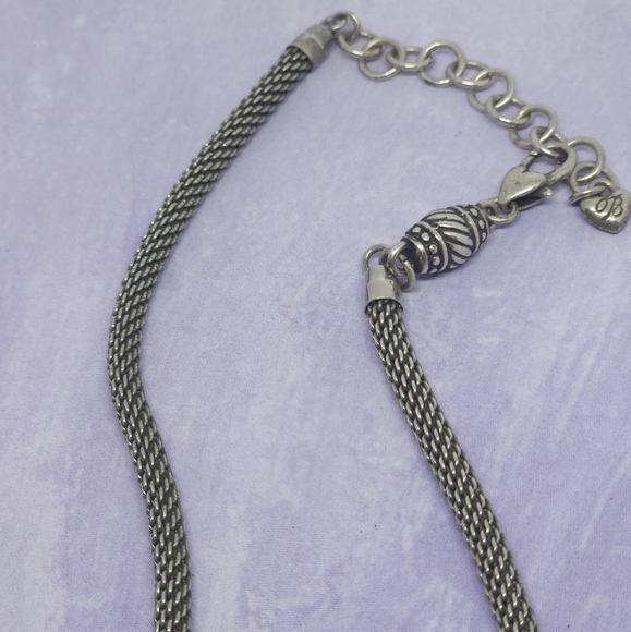Brighton Silver Tone Plain Mesh Chain - Picture 4 of 4